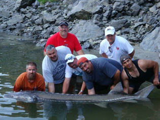 Mighty Sturgeon fishing action